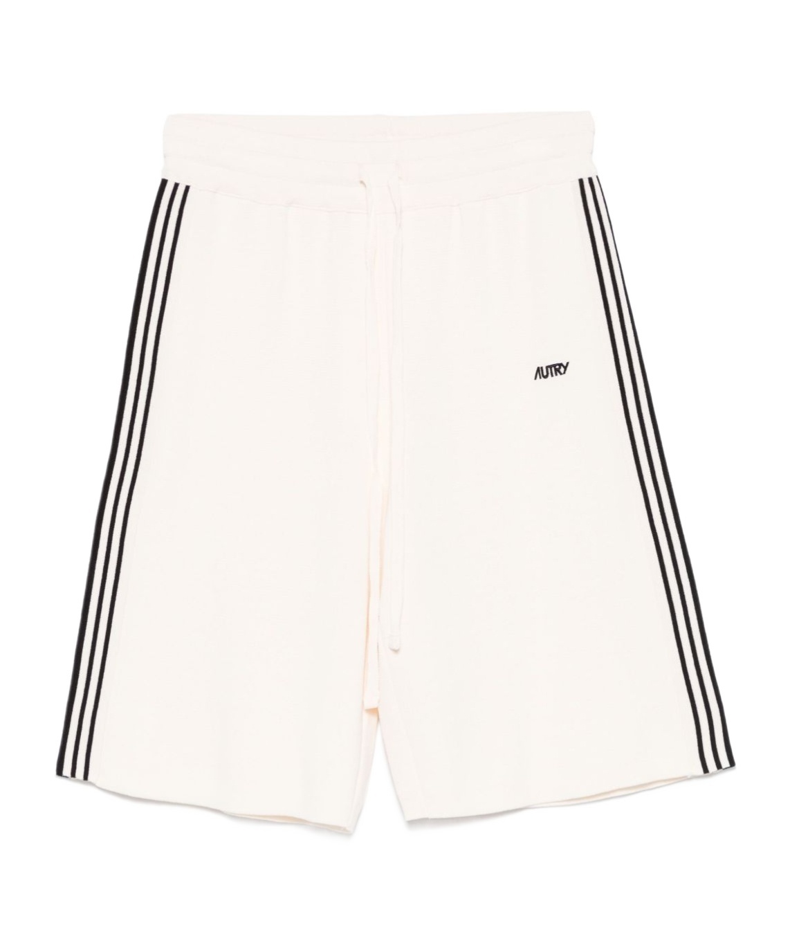 Shop Autry Elastic Waist Shorts In White