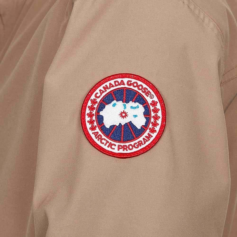 Canada Goose Rosedale Logo-patch Jacket In Nude