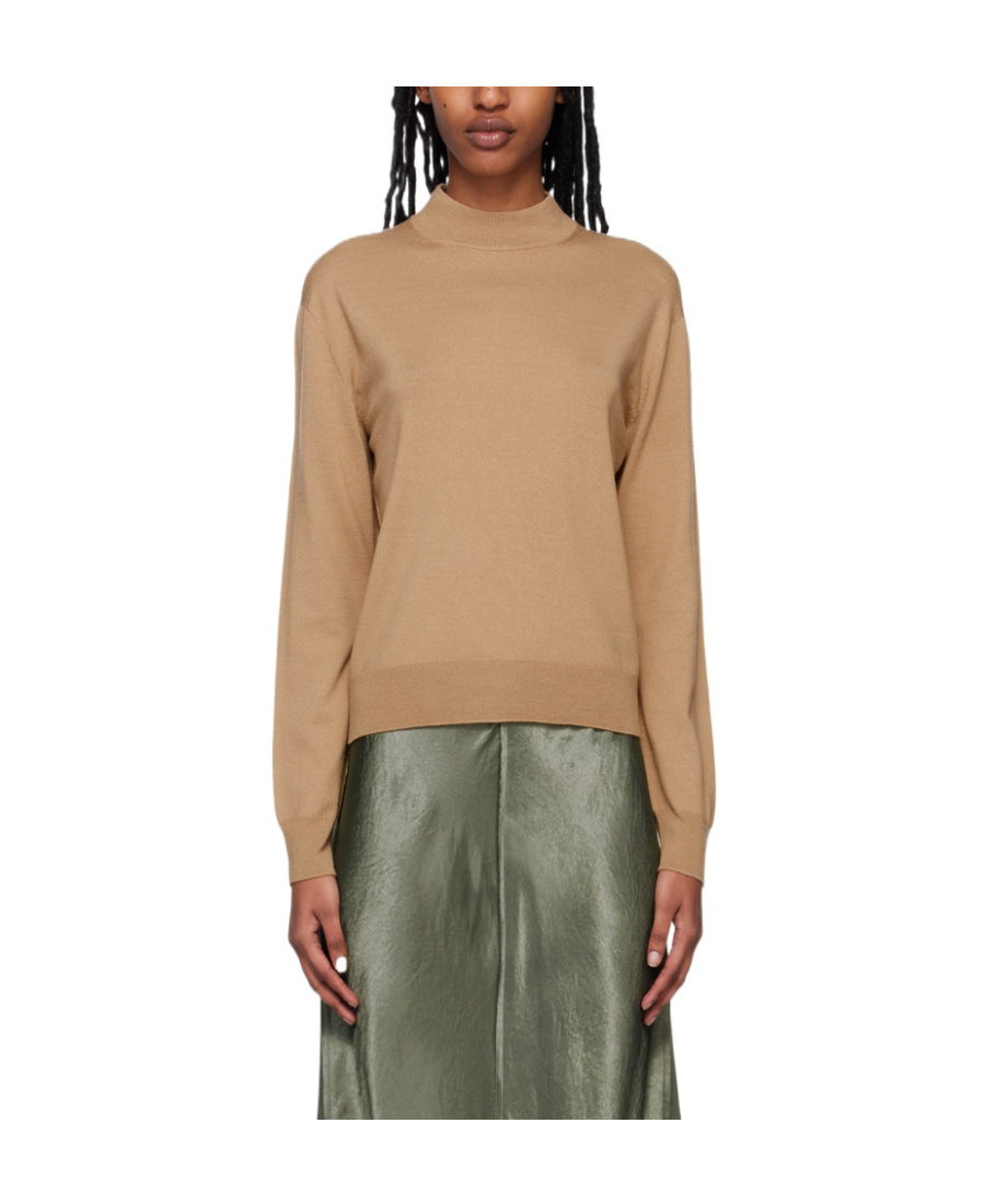 VINCE HIGH-NECKED WOOL LONG-SLEEVED SWEATER
