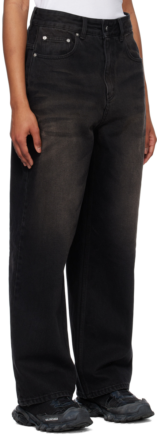 WE11 DONE BELT-LOOP JEANS 