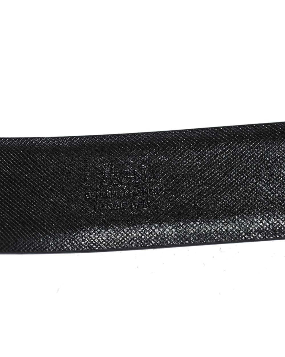 Shop Zegna Logo Belt In Black