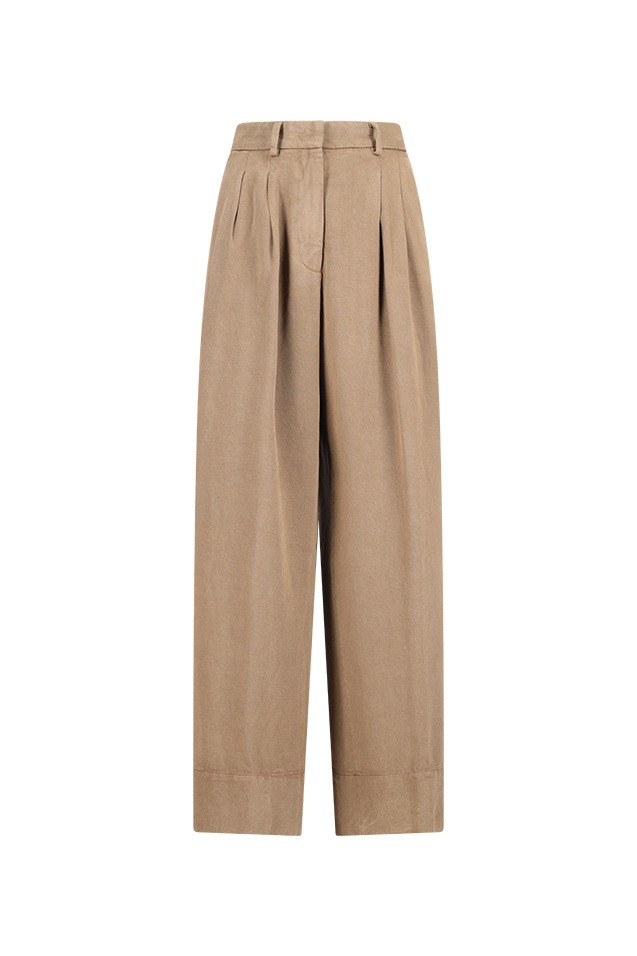 Pt Torino Belt Loops Slacks In Nude