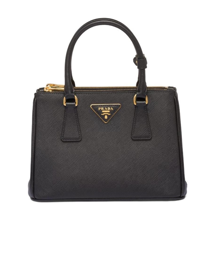 Prada Galleria Tote Bag In Black