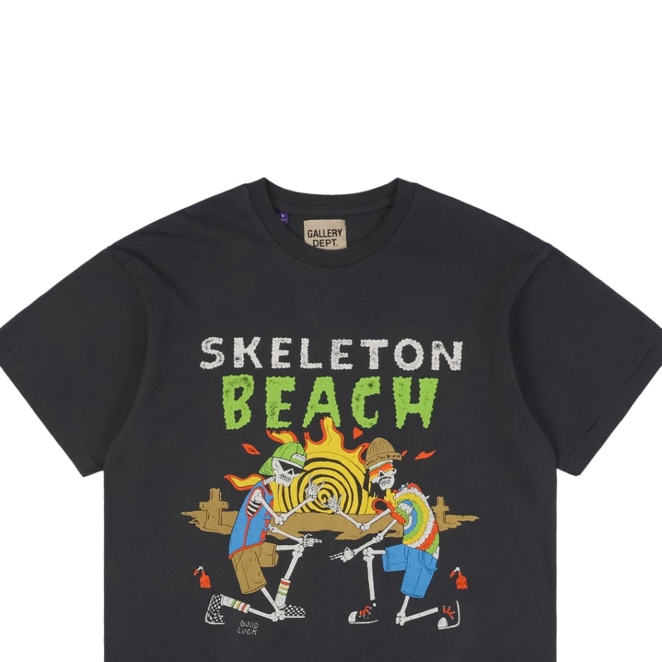 Gallery Dept. Short-sleeved T-shirt In Black