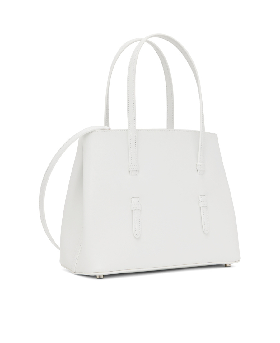 Alaïa Logo Shoulder Bag In White