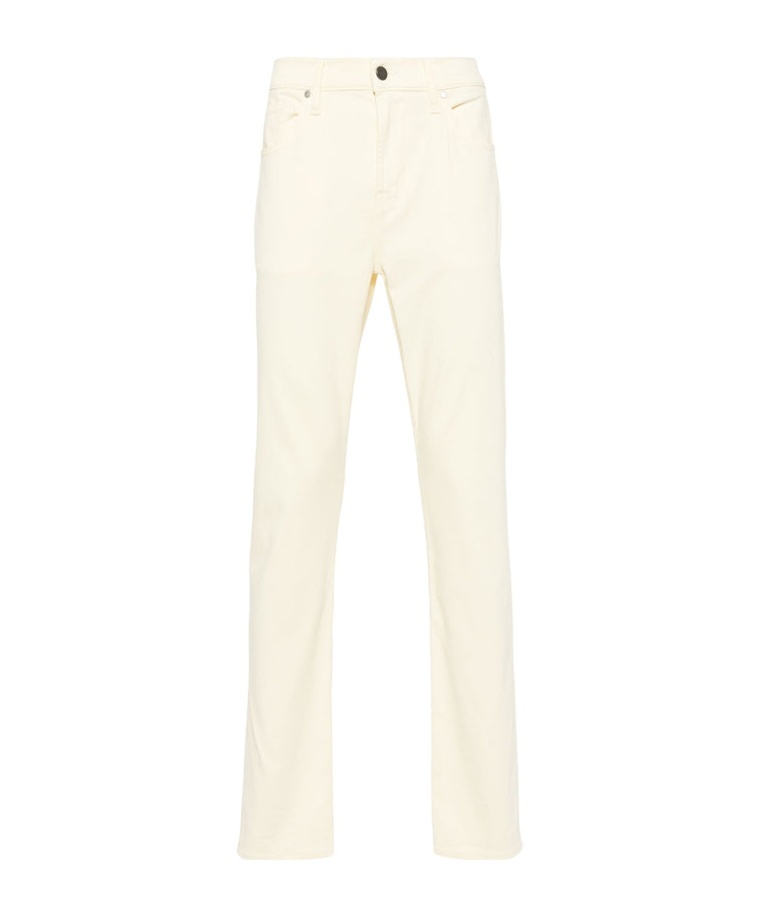 7 For All Mankind Belt-loop Casual Pants In White