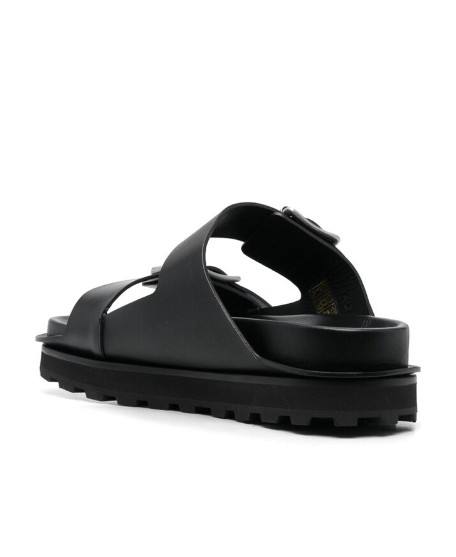 JIL SANDER DOUBLE BUCKLE-FASTENING SANDALS 