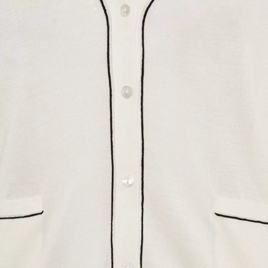 Theory Split-hem Cardigan In White