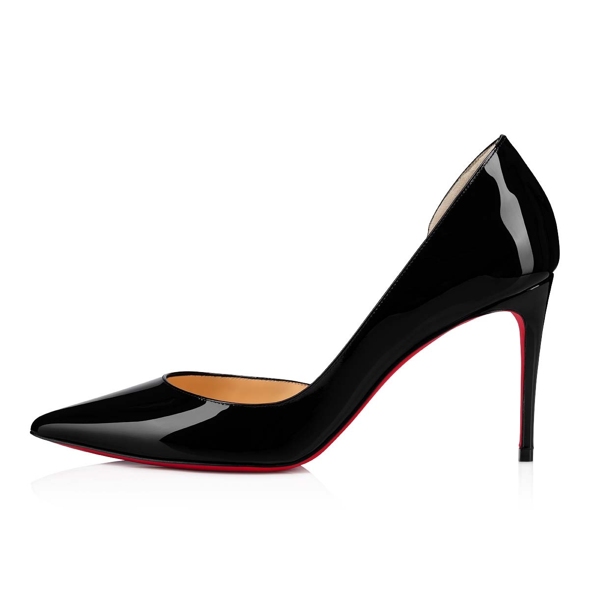 Christian Louboutin Iriza 85 Patent-leather Pumps In Black