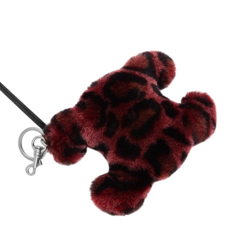 Celine Logo Keychain In Black
