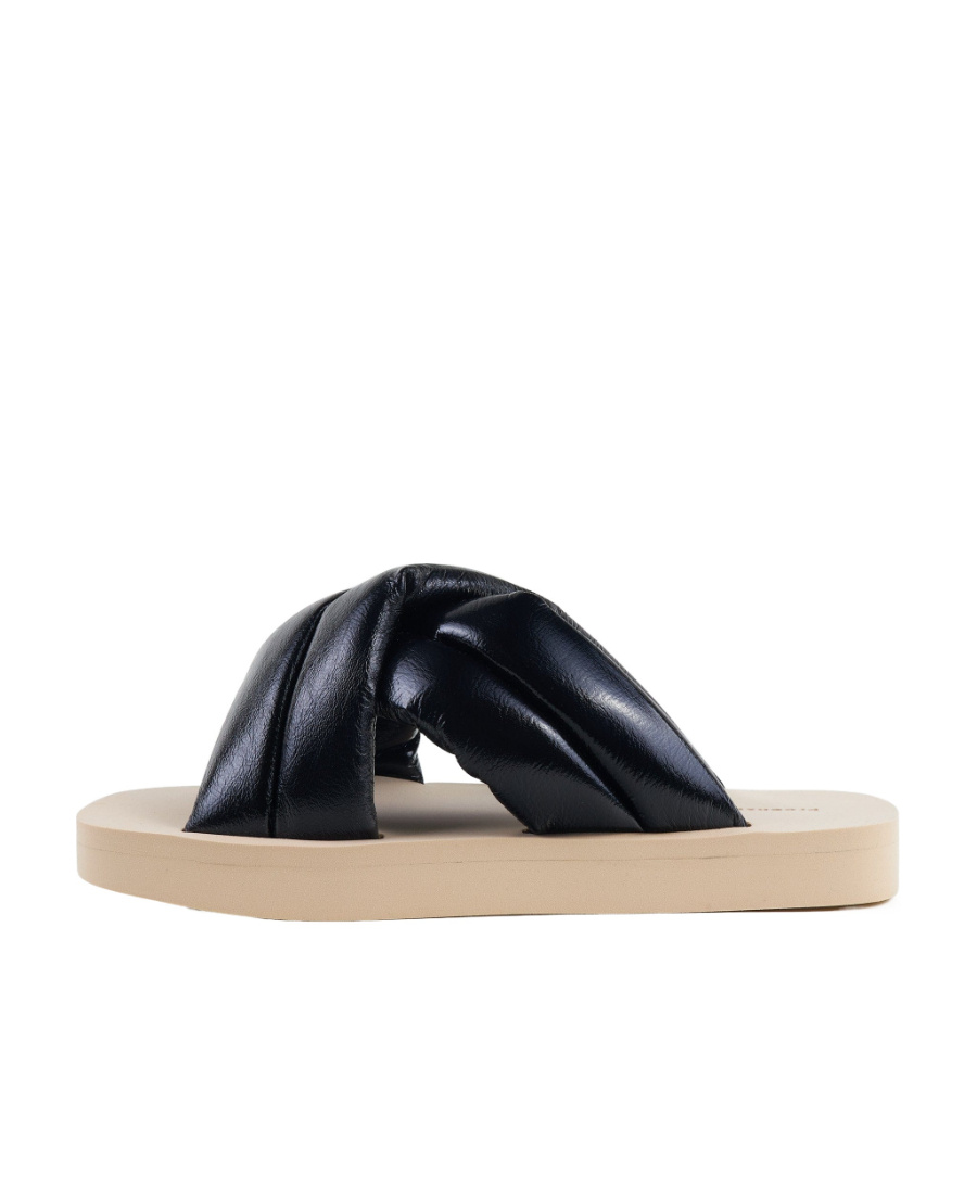 Shop Proenza Schouler Crossover Slide Sandals In Black
