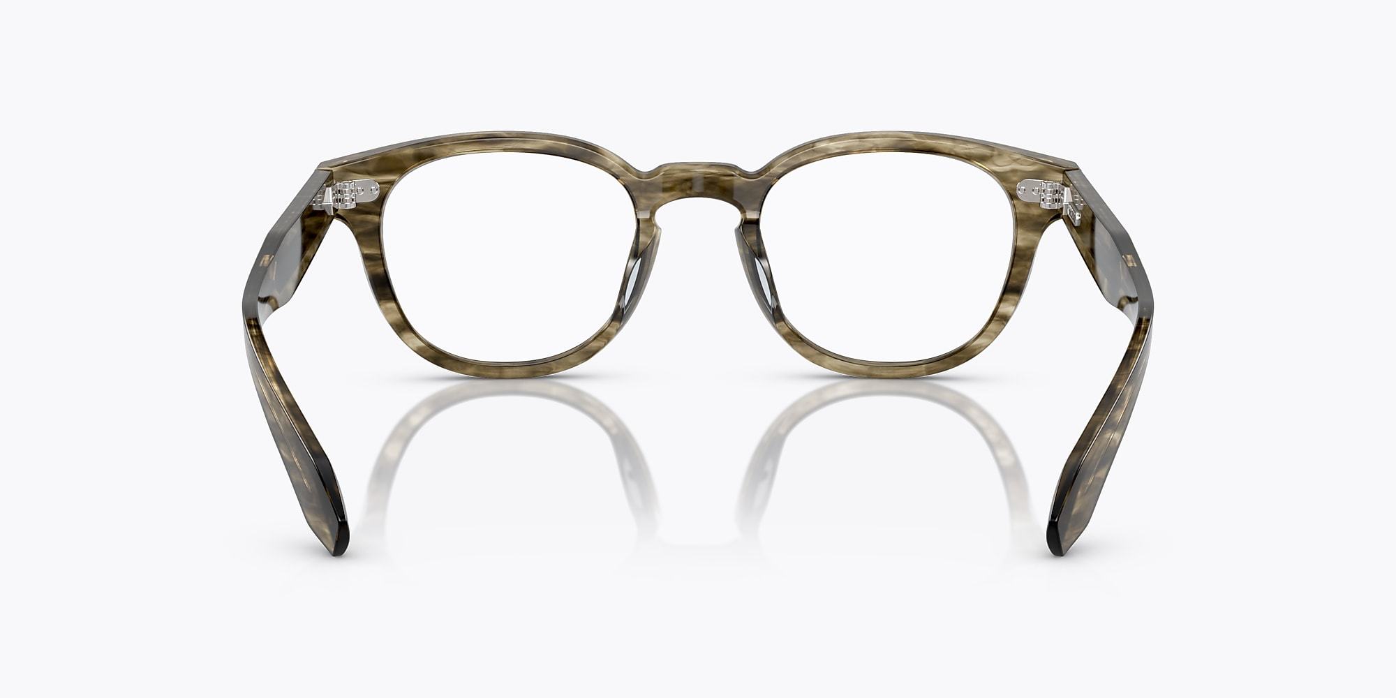 Oliver Peoples Full Frame Plain Mirror In Brown