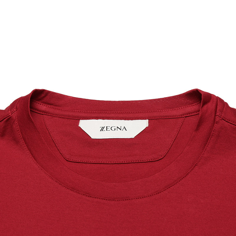 Zegna Logo-print T-shirt In Red