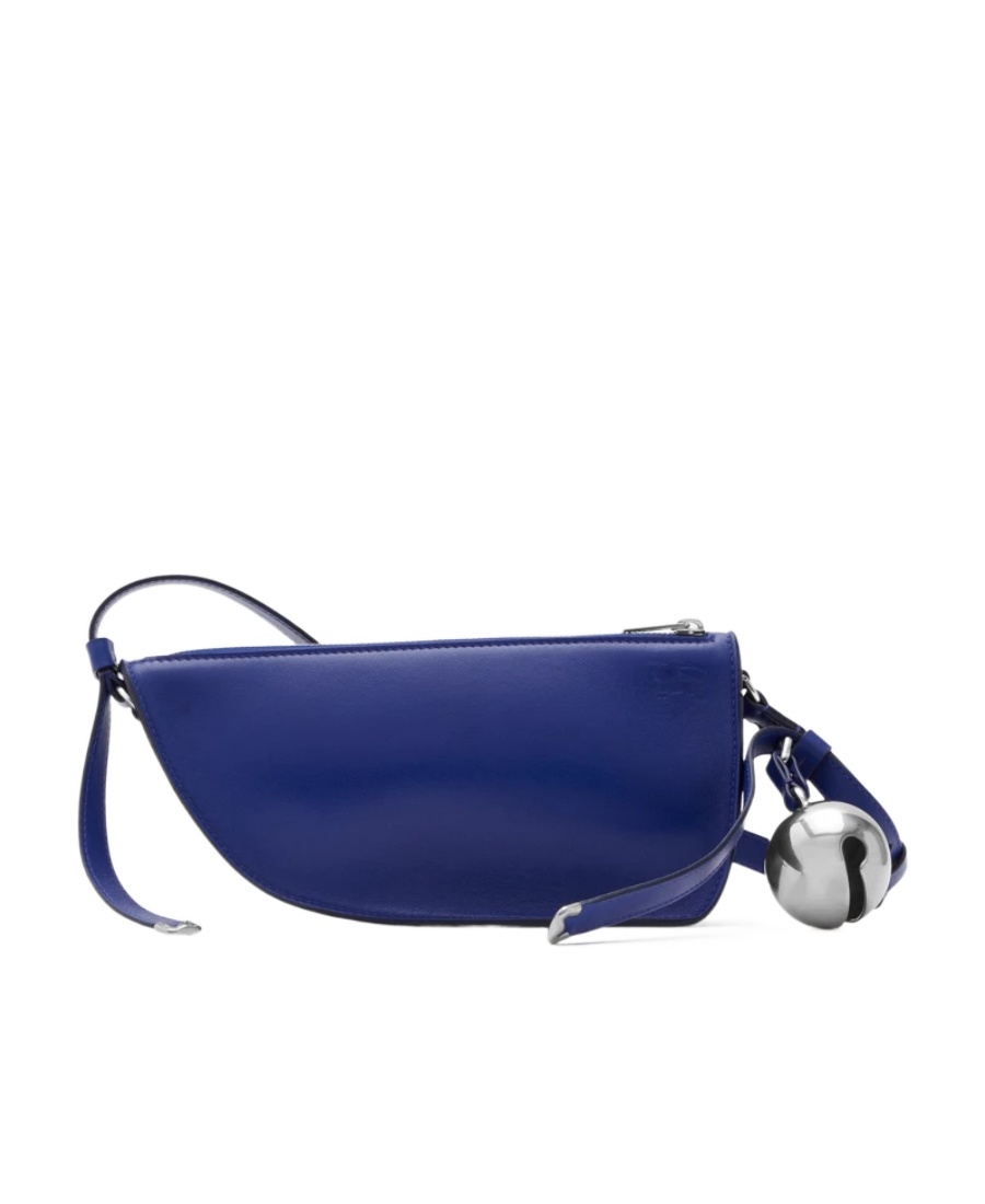 Burberry Shield Shoulder Bags Blue In Blue