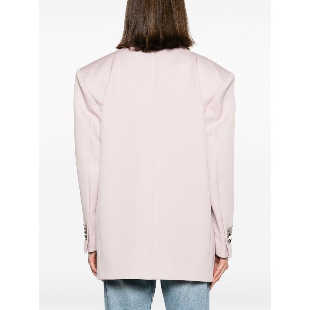 Attico Single-breasted Blazer In Pink