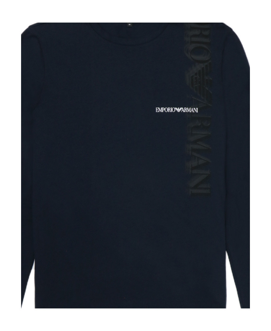 EMPORIO ARMANI LOGO LONG-SLEEVED T-SHIRT
