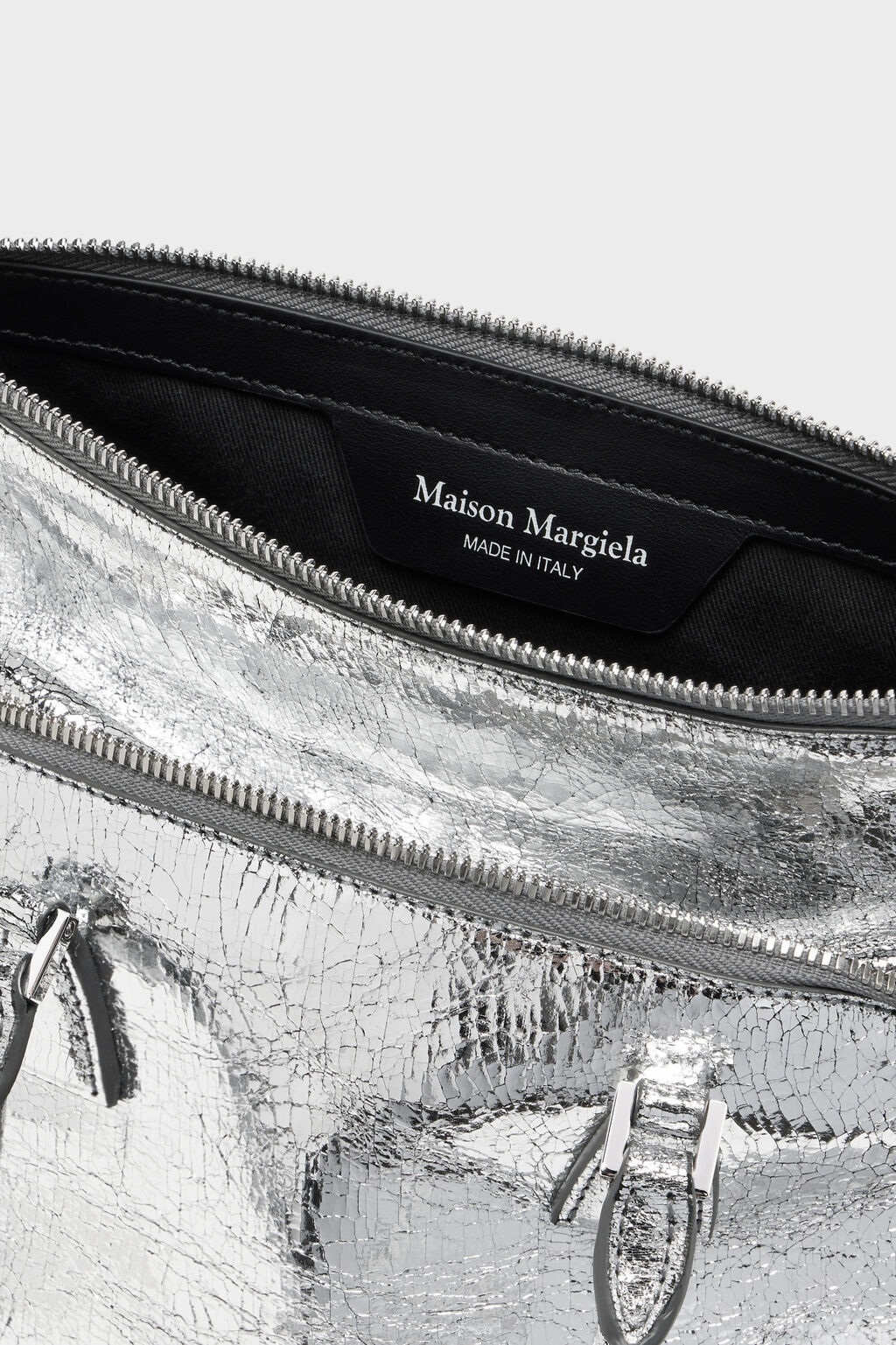 Maison Margiela 5ac Classique Mini Handbag In Silver
