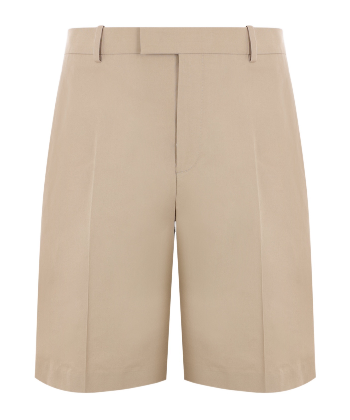 Ferragamo Belt Loop Shorts In Nude