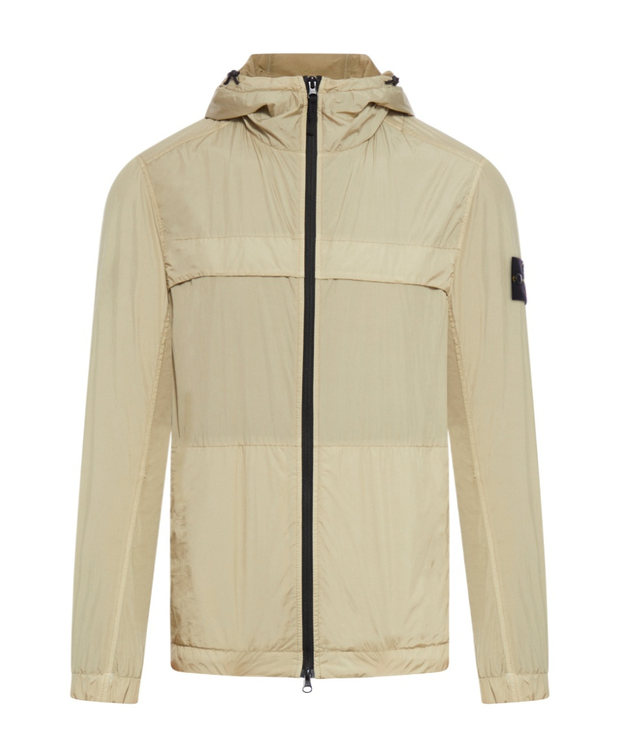 Stone Island Reps Hooded Lightweight Jacket In Metallic