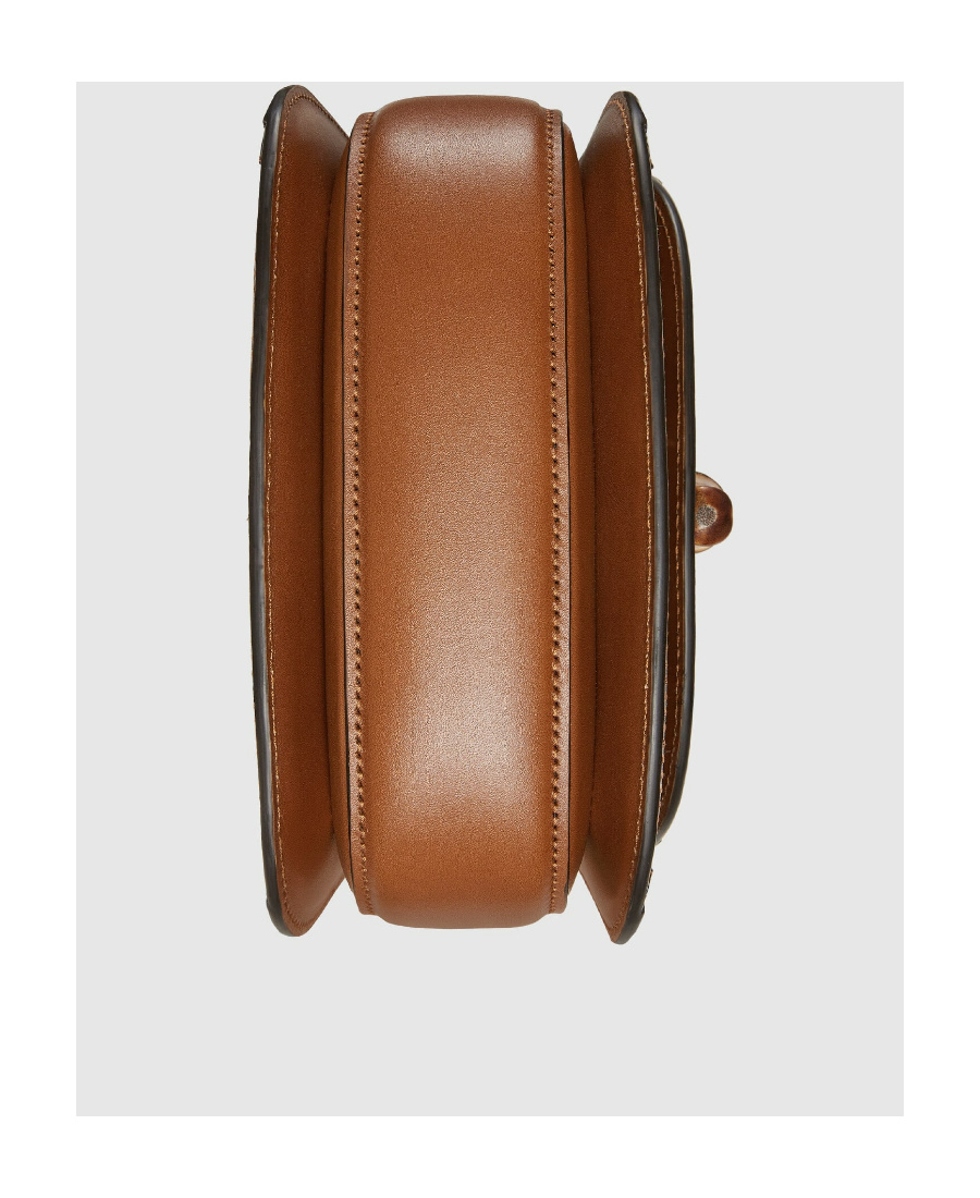 Gucci Bamboo 1947 Series Bamboo Mini Handbag In Brown