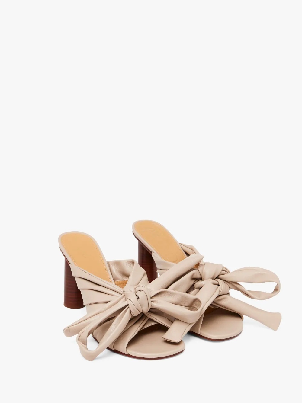 Jw Anderson Chunky High Heel Sandals In Brown