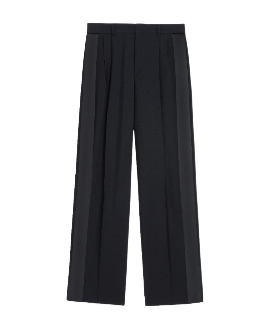 Celine Jude Wool And Mohair Dress Trousers In Black