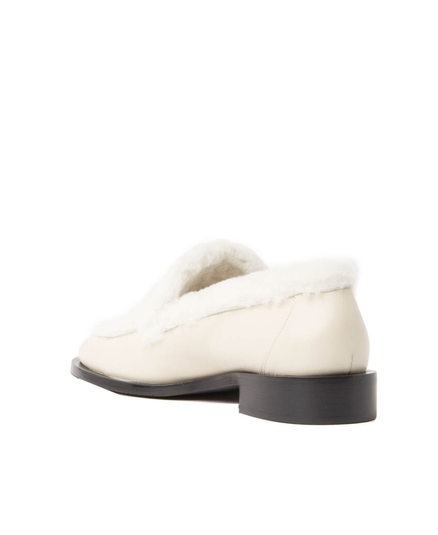 Stuart Weitzman Round-headed Love Shoes In White