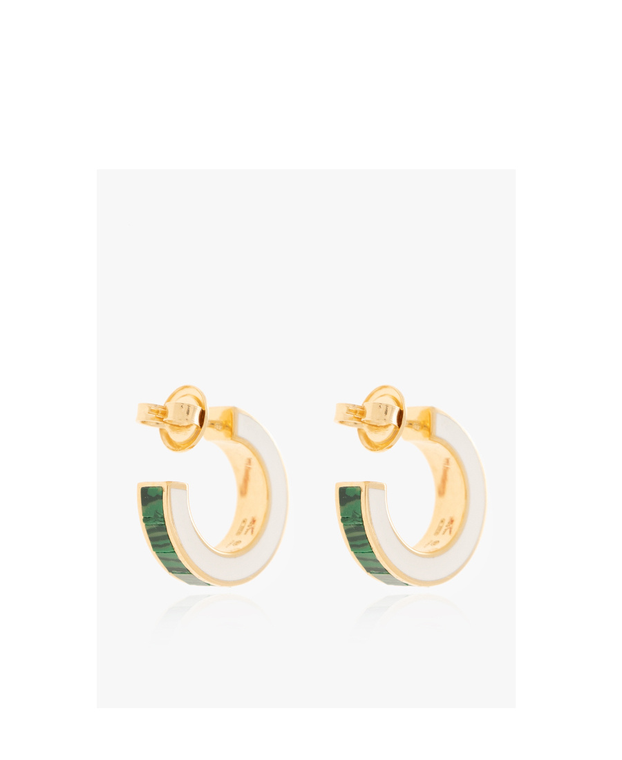 Bottega Veneta Loop Earring In Yellow