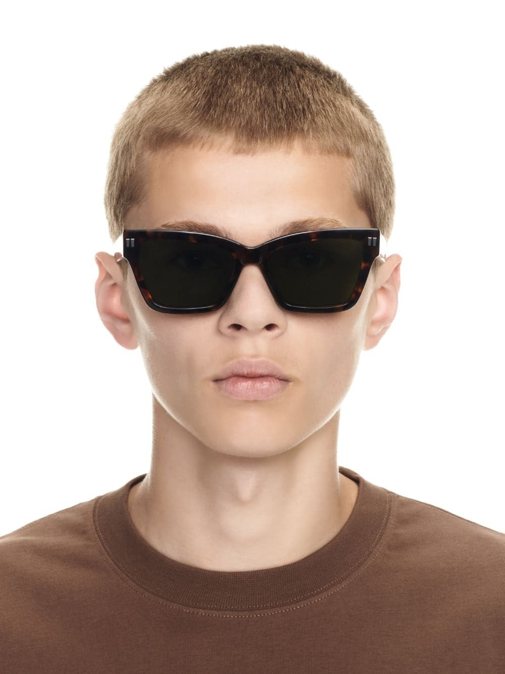 Off-white Cincinnati Rectangle-frame Sunglasses In Green