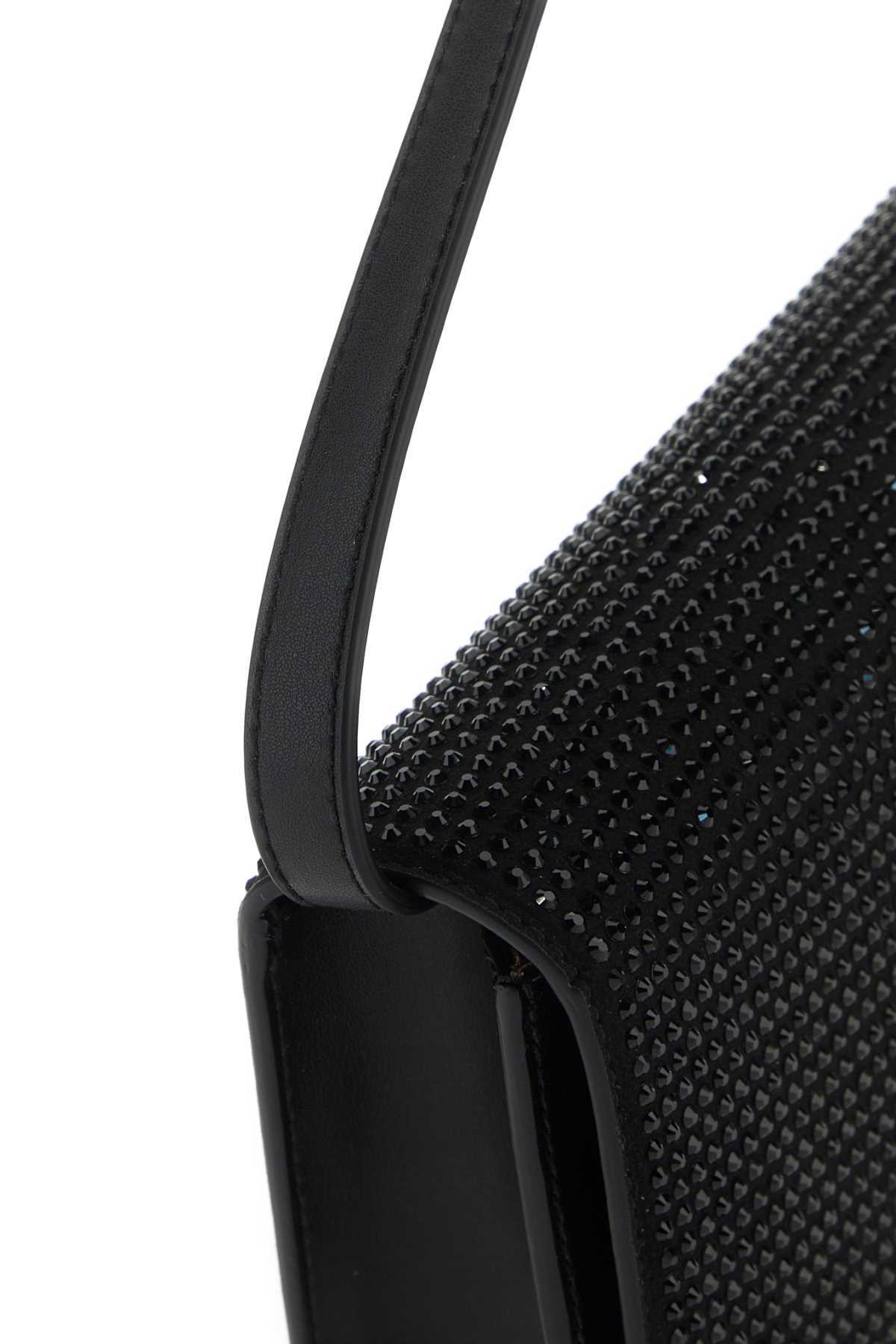 Stella Mccartney Black Alter Mat Mini S-wave Wallet In Black