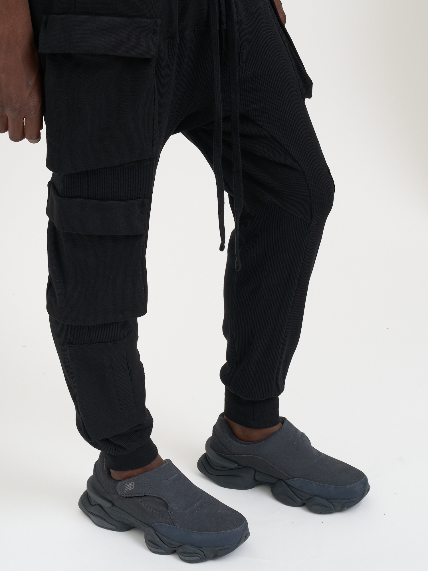 Thom Krom Pantalone Cargo Jogger In Black