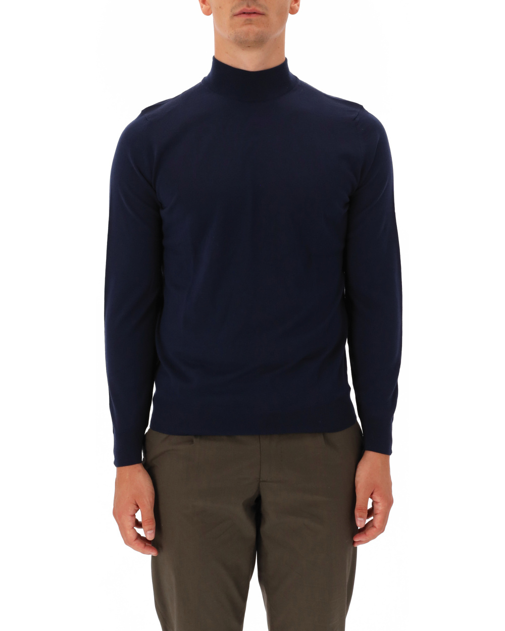 Drumohr Dolcevita Merino-wool Jumper In Black