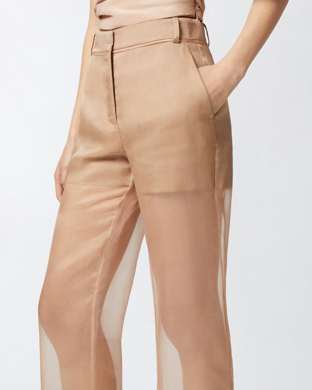 Pinko Belt Loops Slacks In Nude