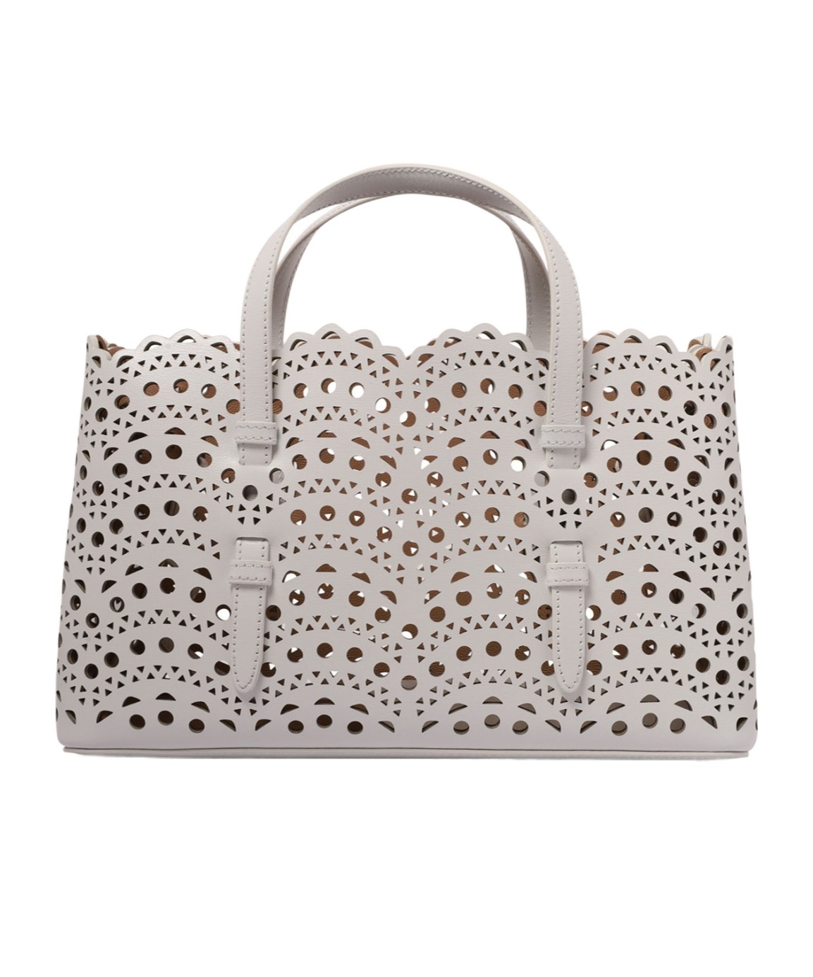 Alaïa Vienne Shoulder Bag In Gray