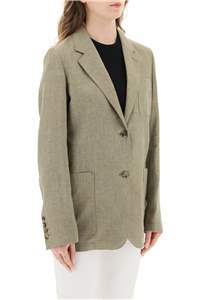 Totême Logo Suit Jacket In Nude