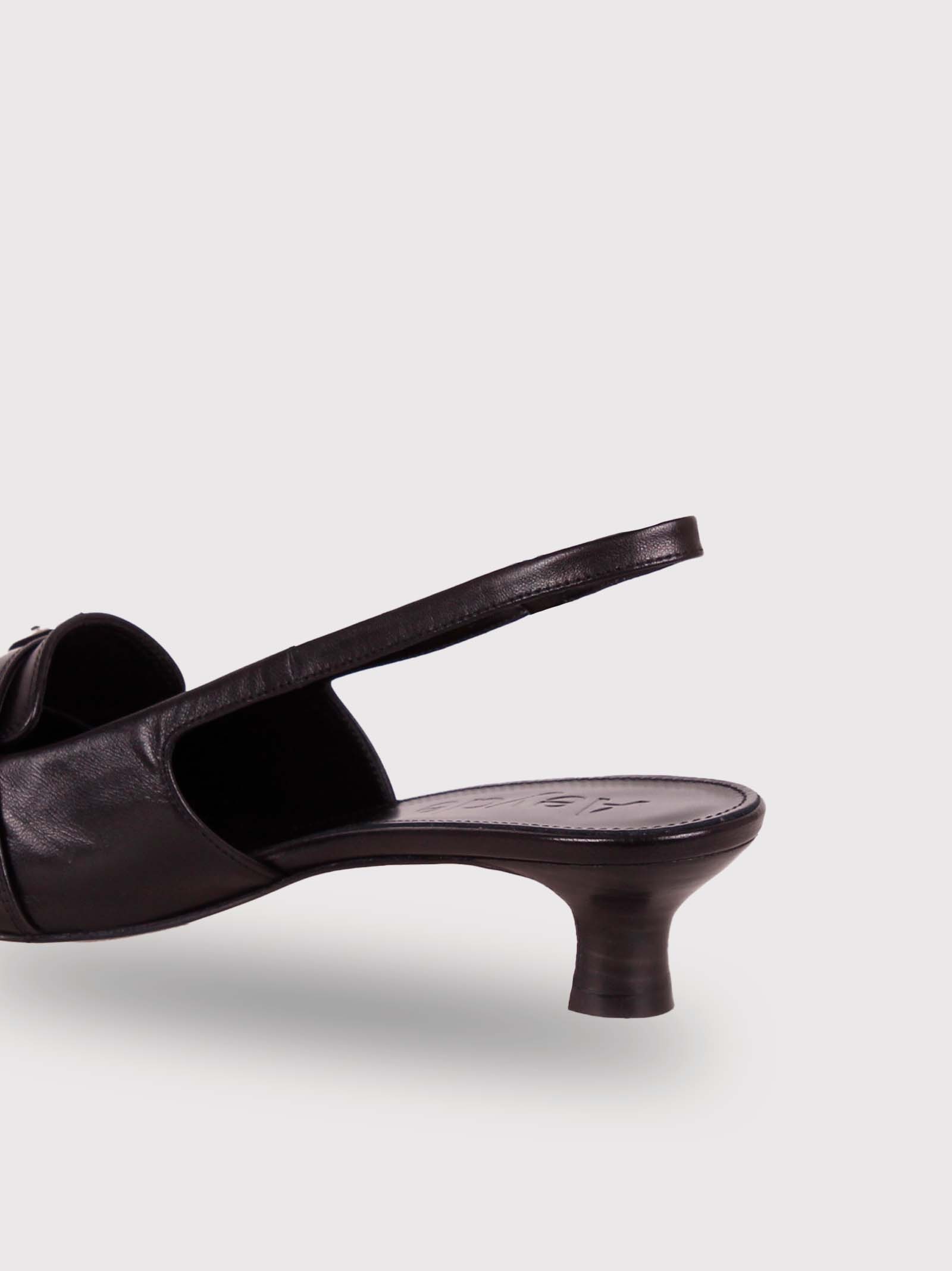 Aeyde Davina Eyelet Slingback Pumps In Multi