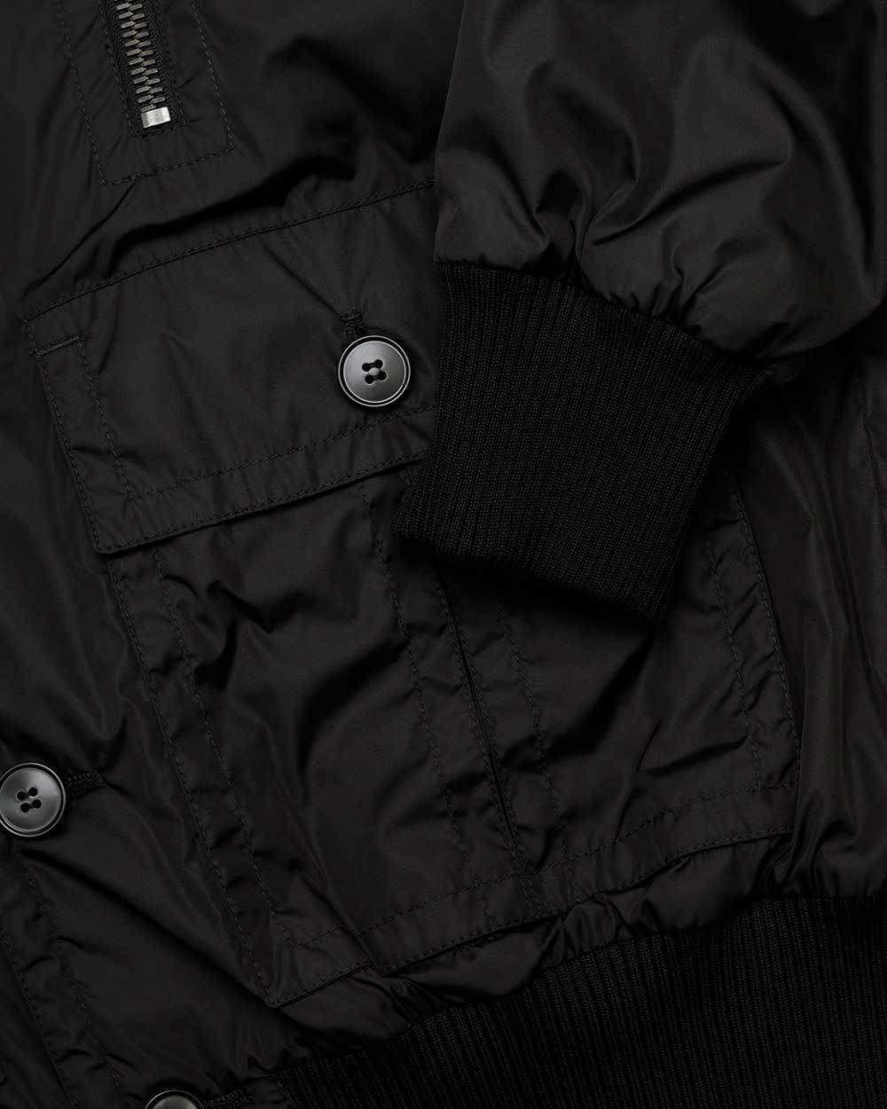 Gucci Button Casual Jacket In Black