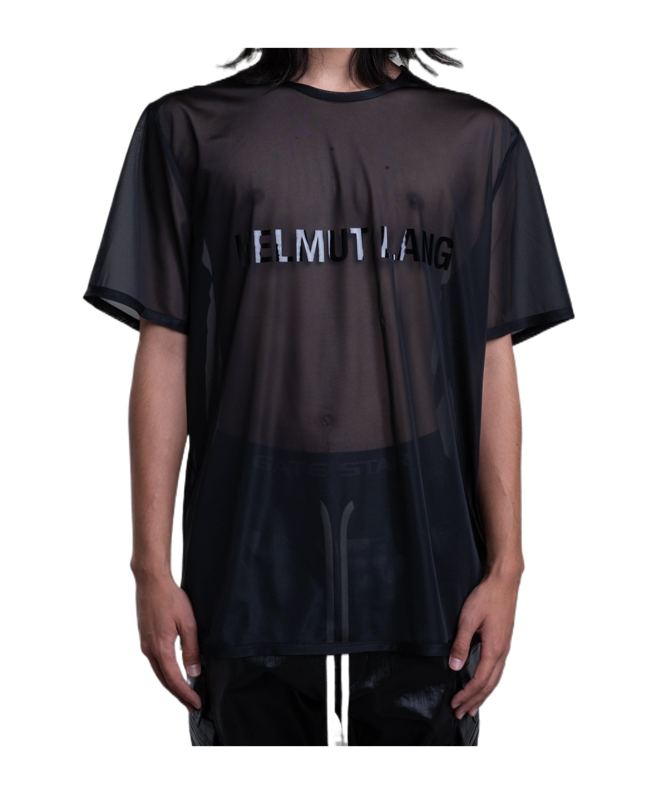 Helmut Lang Sheer Logo T-shirt