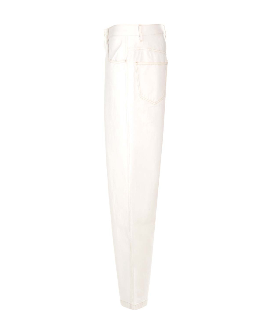 Isabel Marant Logo-patch Jeans In White