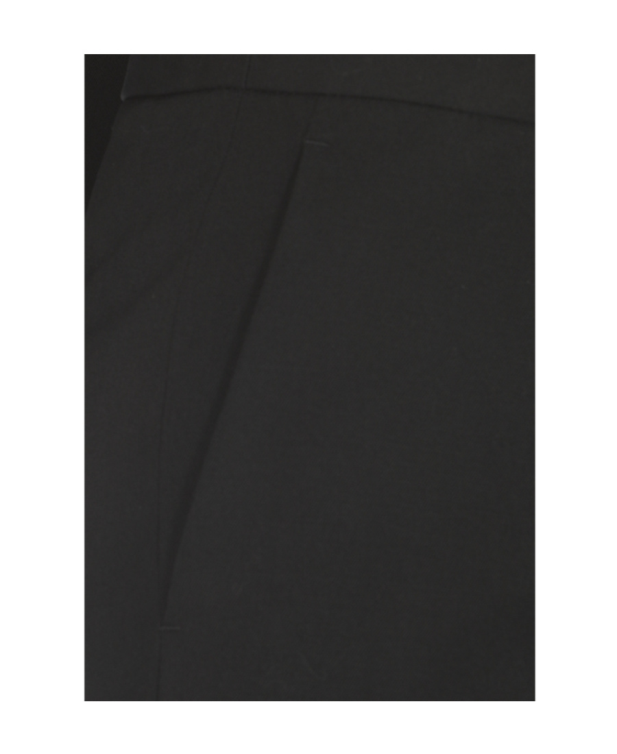 Jil Sander Mid-rise Flared Tailored Trousers In Black