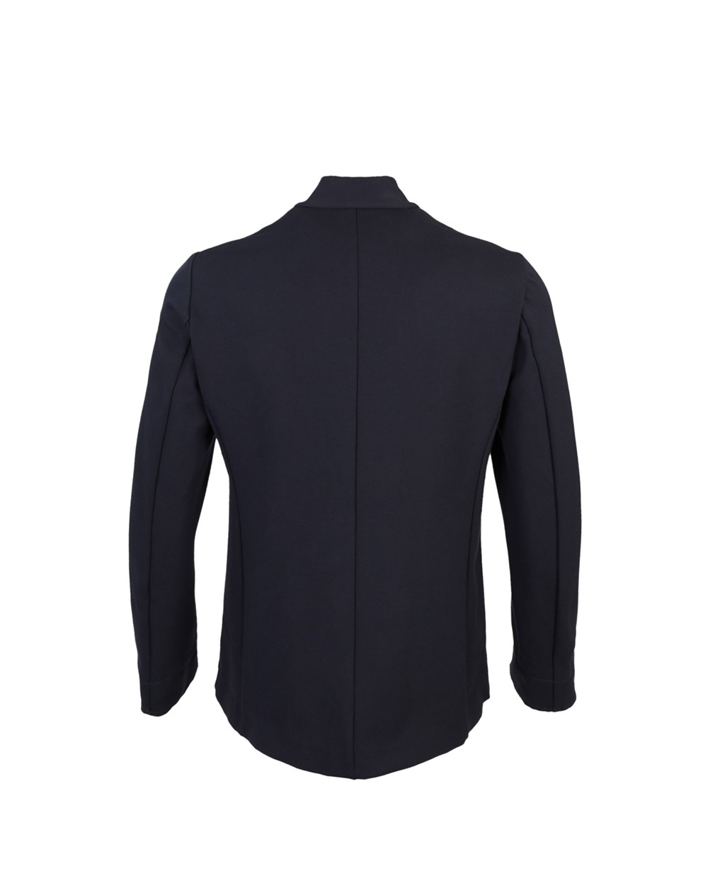 Armani Collezioni Logo Casual Jacket In Black