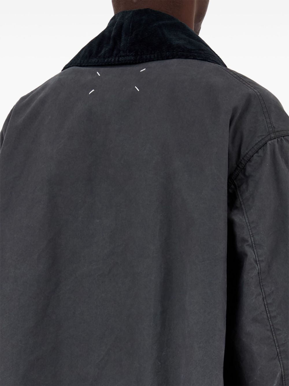 Maison Margiela Cotton Jacket In Black