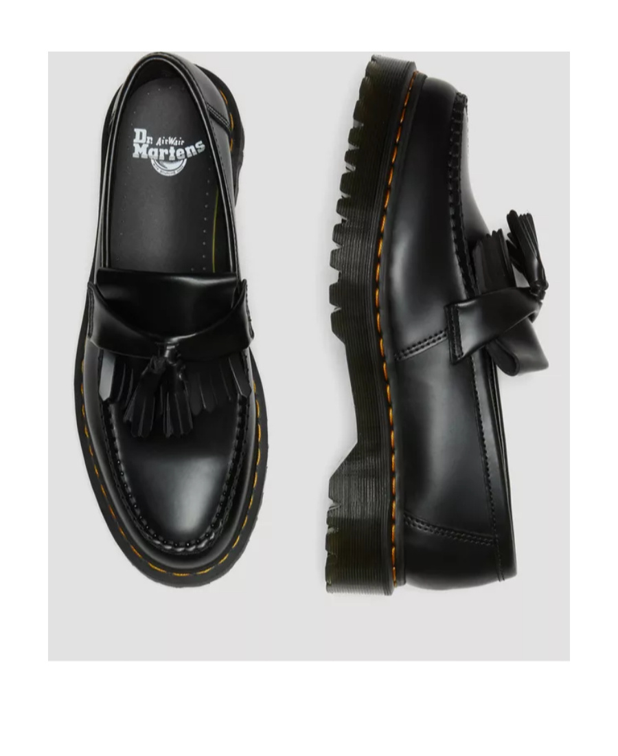 Dr. Martens' Adrian Bex Leather Loafers In Black