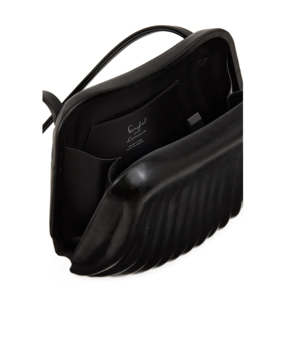 Lemaire Carlos Leather Shoulder Bag In Black