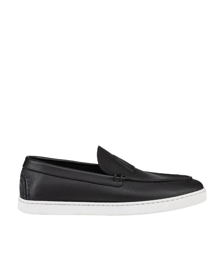 Christian Louboutin Men's Varsiboat Loafers In Black