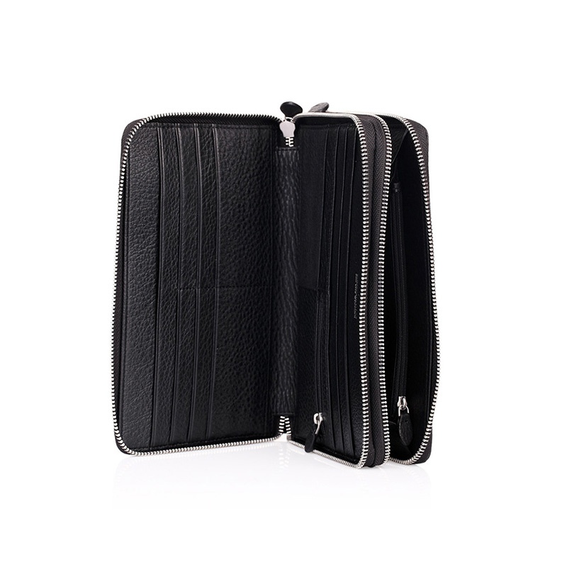 EMPORIO ARMANI LOGO DETAILS CLUTCH