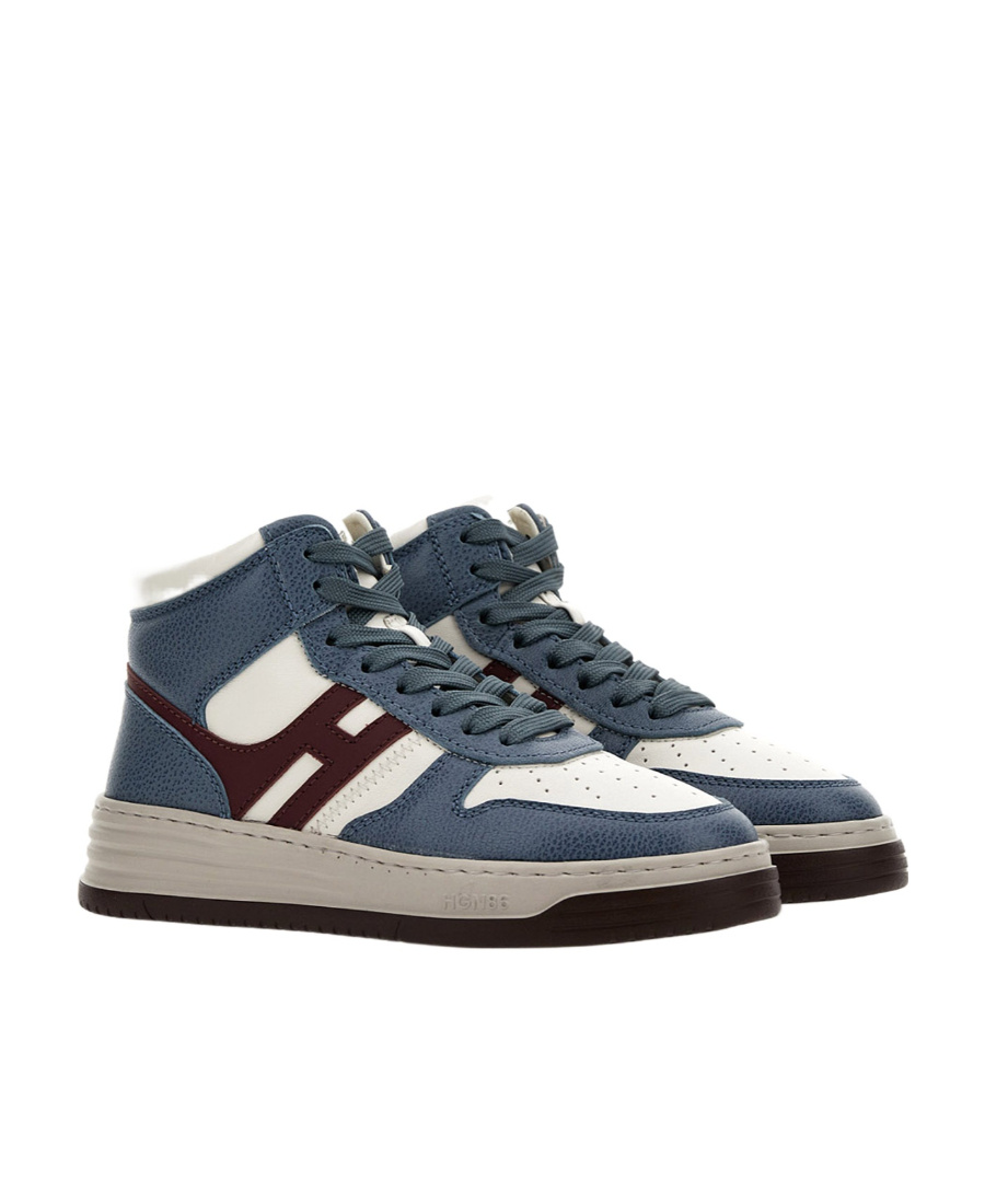 Hogan H630 Panelled High-top Sneakers In Multicolor