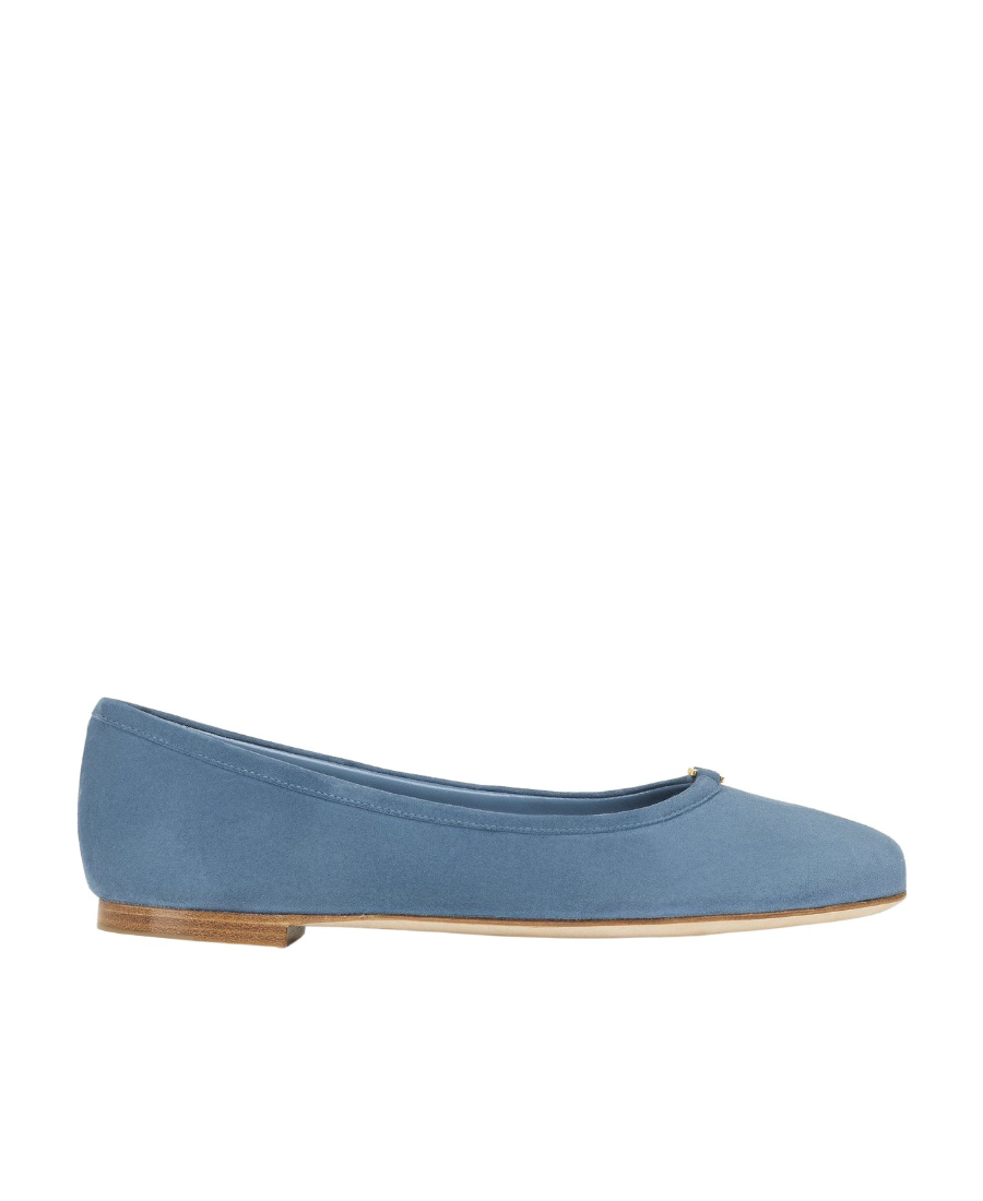 Chloé Ballerines Marcie Femme Bleu Taille 36 100% Peau De Chèvre, Bos Taurus, Farmed, Coo France In Blue