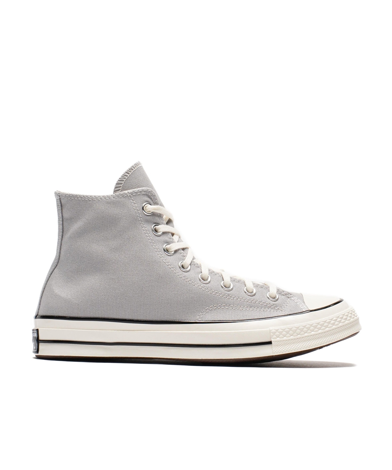 Converse Logo Affixed With High Upper Board Shoes In Gray