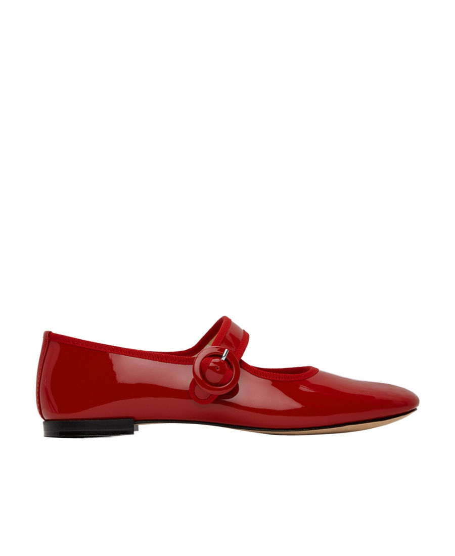 Repetto Georgia Mary Janes In Red